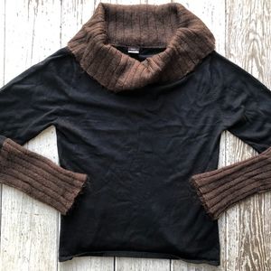 HAZEL HAZEL HAZEL sweater w/cowl neck ribbed neck/